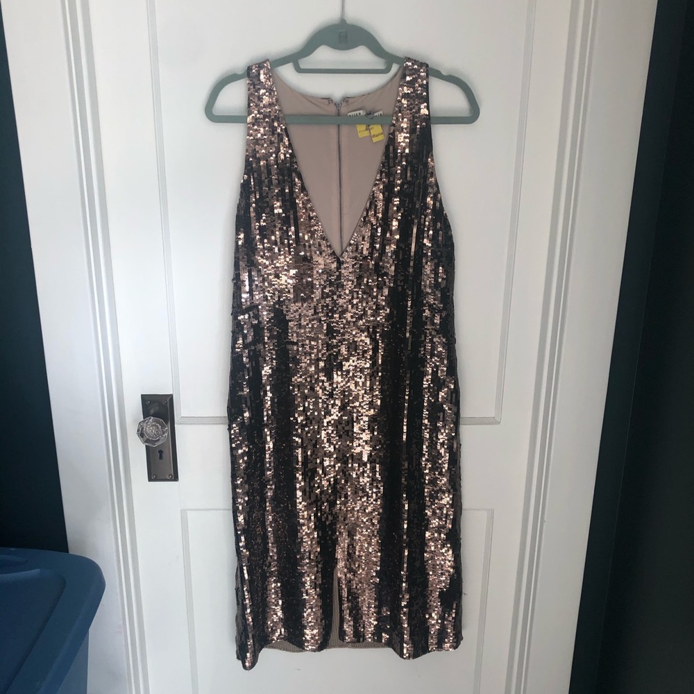 Alice and Olivia sequin dress